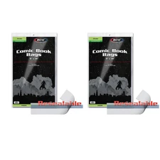 BCW Resealable Graded Comic Bags 9x14 – 2 Packs (200) Fits CGC & CBCS Slabs