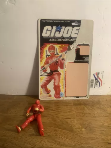 1987 GI JOE JINX v1 Hasbro ARAH Vintage With Full Card Read