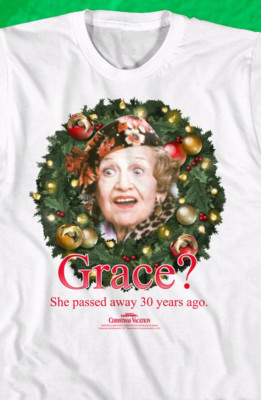 SALE Grace Christmas Vacation X-mas Gift shirt Tee Short Sleeve S-5XL