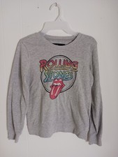 Rolling Stones Gray Sweatshirt Youth Girls Size Large