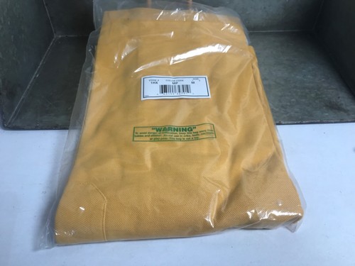 Vintage HABAND CASUAL JOE Med Short Sleeve Yellow Polo Shirt Mens Brd New Sealed - Picture 4 of 5