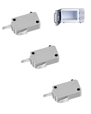 3pcs kw3a Microwave Door Switch  16A 125/250V Microwave Interlock Switch 