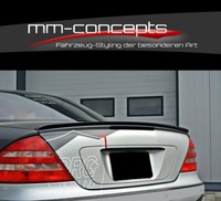 Cup Heckspoiler Schwarz FüR Mercedes CL C215 Spoiler Ansatz VerläNgerung Aufsatz