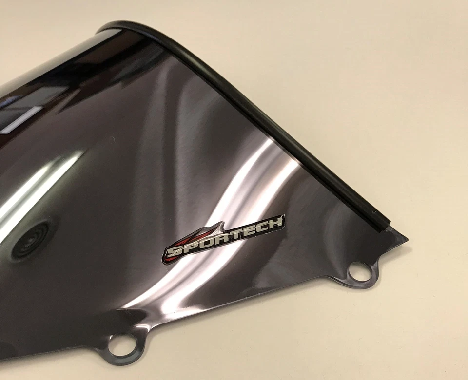 08-11 CBR 1000RR 经典 Sportech 黑色铬制挡风玻璃挡风玻璃 651558 — 第 2/3 张图片