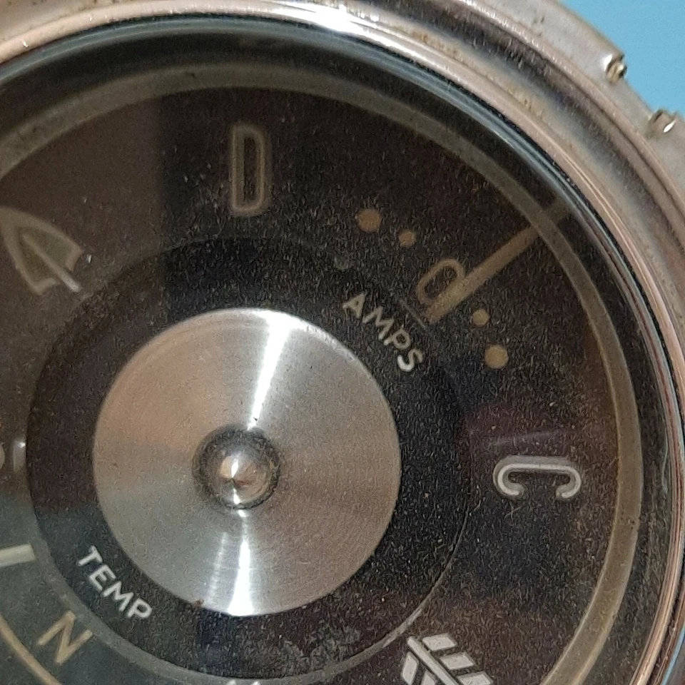 Cuadro de instrumentos medidor de temperatura Pontiac de principios de 1950 B32 Foto 2 de 4