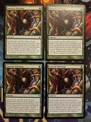 MTG　Ancient Stirrings　Foil　プロモ　4枚セット s-l400.jpg