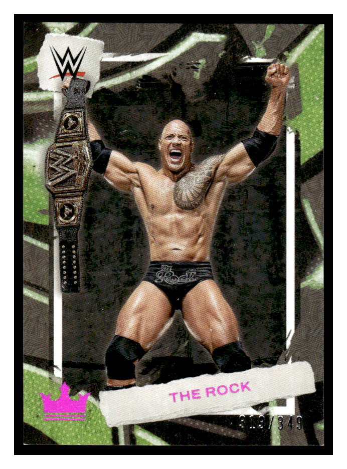 2023 Panini Chronicles WWE #117 The Rock Pink #/349 | eBay