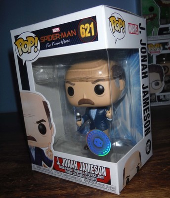 Funko Pop! Marvel Spider-Man (Far From Home) J Jonah Jameson Piab 621 Exclusive 
