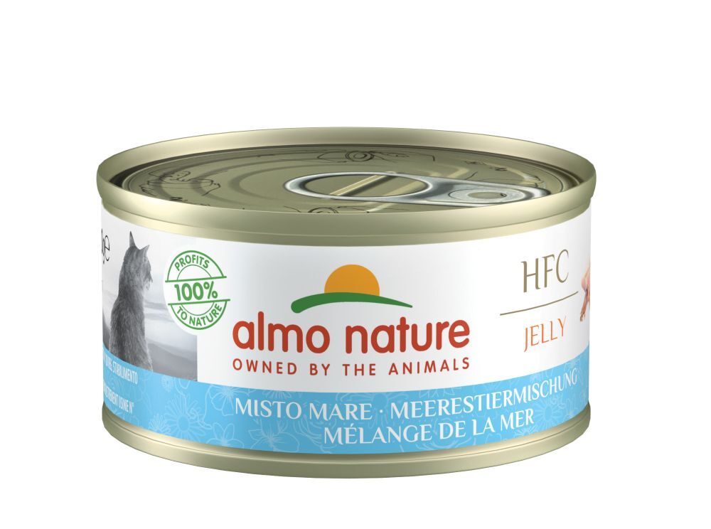 Almo Nature HFC Jelly  Gatto Lattina 70gr - Misto Mare