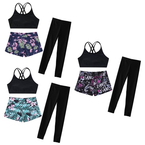 Kids Girls Bikini Swimming Swimsuit Summer Swimwear Party Sportswear Training - Picture 3 of 44