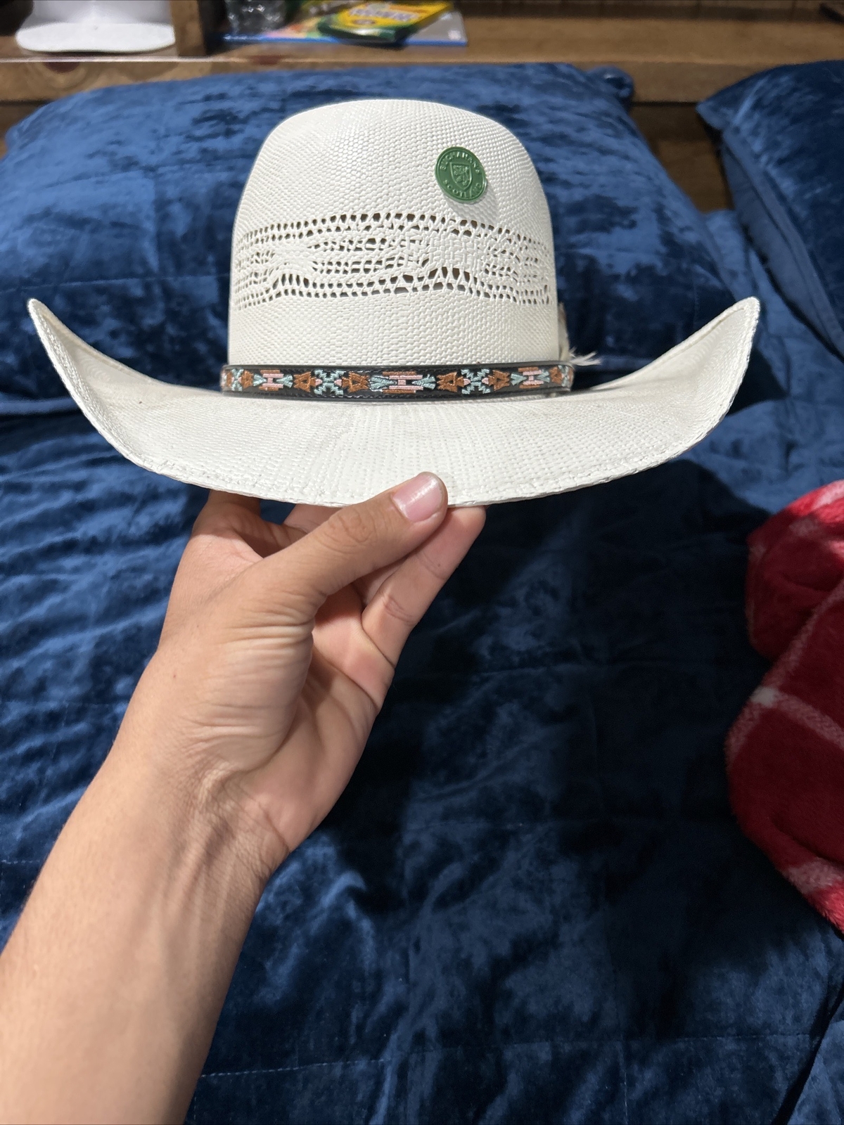 Resistol Bangora Straw Cowboy Hat Young Gun Gem