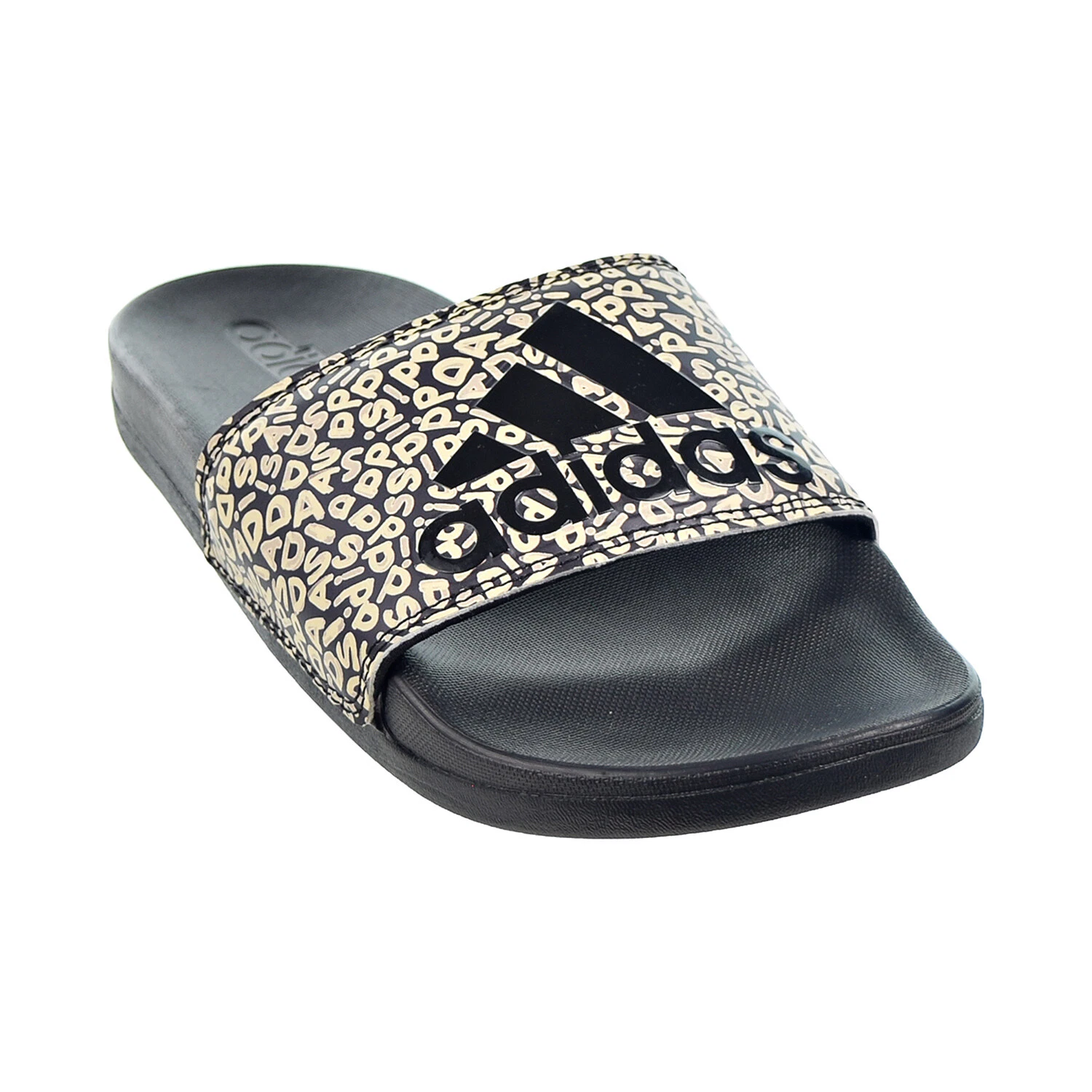 Adidas Adilette Comfort Slides Core Donna Nero Wonder Bianco GZ2914