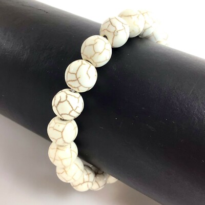 10mm Handmade Gemstone Round Beaded Stretch Bracelet Healing Balance Women