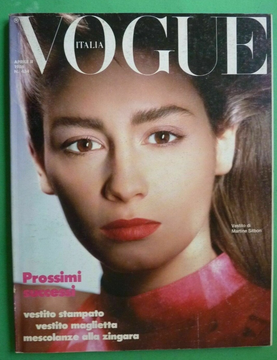 VOGUE Italia Magazine April 1986/2 April 434 Sophia Gondard