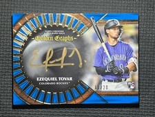 2023 Topps Five Star Golden Graphs Ezequiel Tovar Blue Gold Ink RC Auto /20