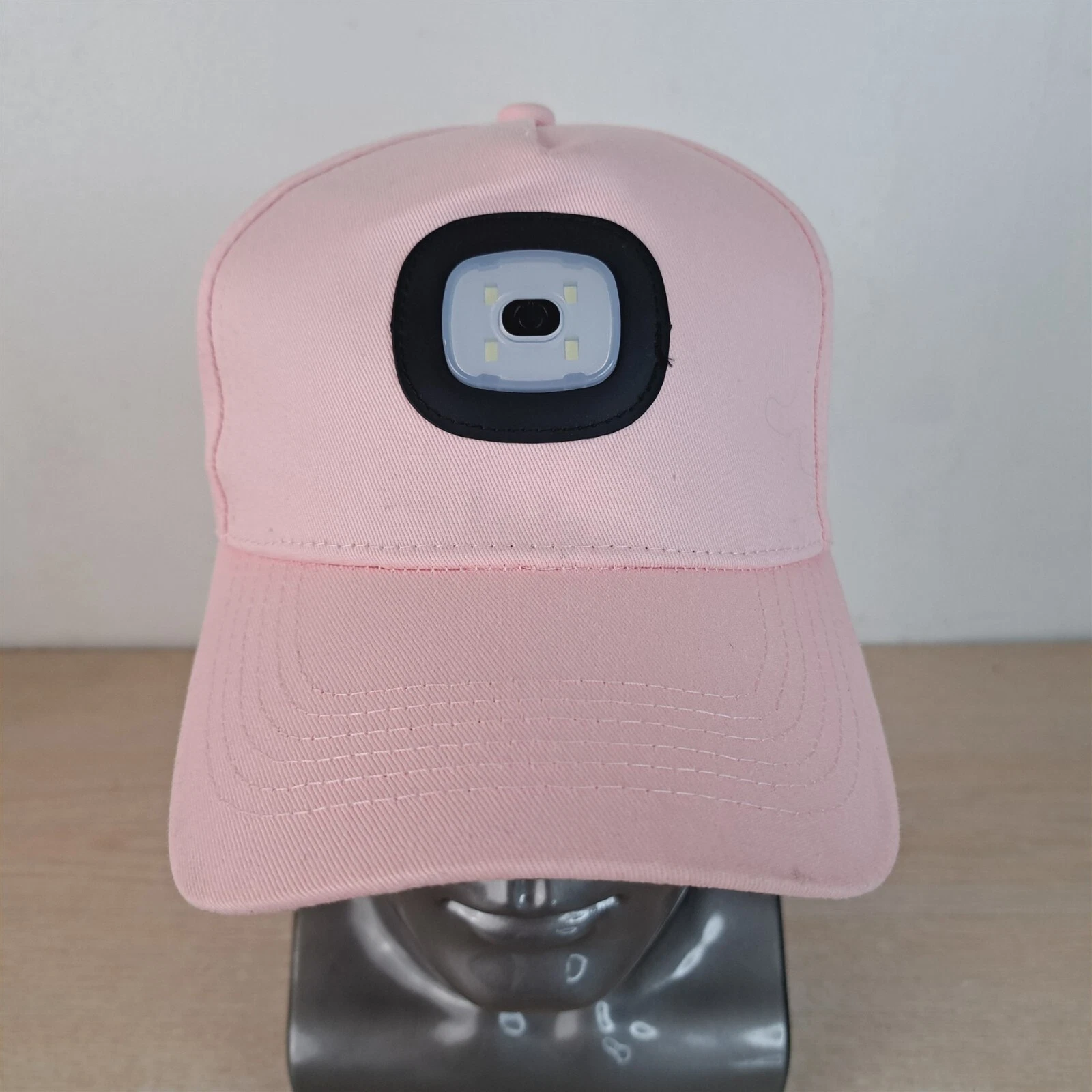 HEAD LIGHTZ ADJUSTABLE SNAPBACK BASEBALL HAT/CAP, PINK, LIGHT UP, OUTDOOR/SPORT