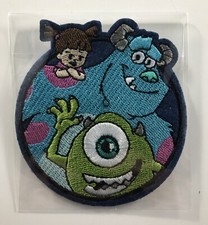 Animated Monsters Cast Patch - Embroidered -3-1/2" Diameter - Sew/ Iron-On - New
