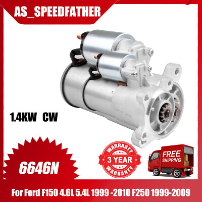 Starter For Ford F-150 F-250 F-350 1999-2013 V8 V10 4.6L 5.0L 5.4L 6.8L
