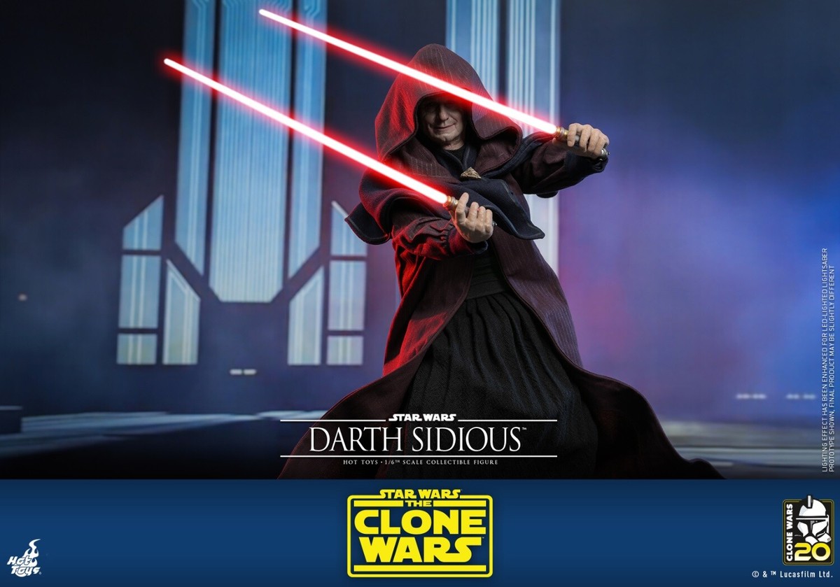 New Hot Toys TMS102 Star Wars The Clone Wars Darth Sidious 1