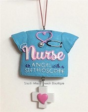 Nursing Christmas Ornament Cute Graduation Gift Stethoscope RN LPN CNA ARNP
