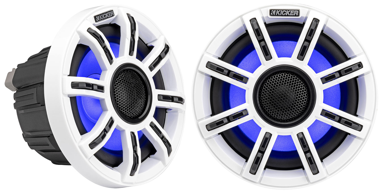 2 Морские колонки KICKER 51MSC65 MSC65 65Компонентные колонкиУсилительРесивер