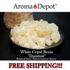 Natural Dammar Gum Resin Crystals Enacaustic Gammar Resin  White Copal