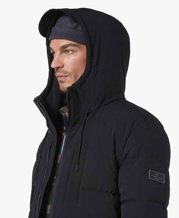 *NUEVO* Chaqueta de plumón Andrew Marc resistente al agua de longitud media para hombre TALLA XL Foto 3 de 3