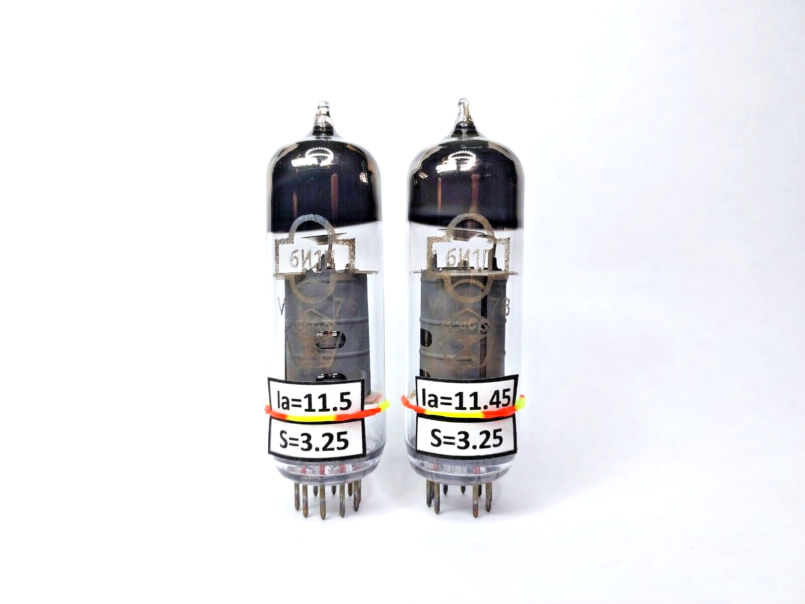 US Stock! 6I1P / 6И1П / 6U1 / ECH81 / 6AJ8 MATCHED PAIR (2pcs) TUBES ...