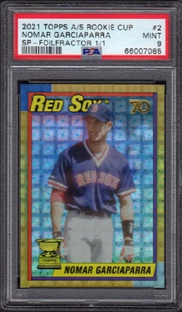 2021 Nomar Garciaparra Topps A/S Rookie Cup #2 SP-Foilfractor #1/1 Graded PSA 9