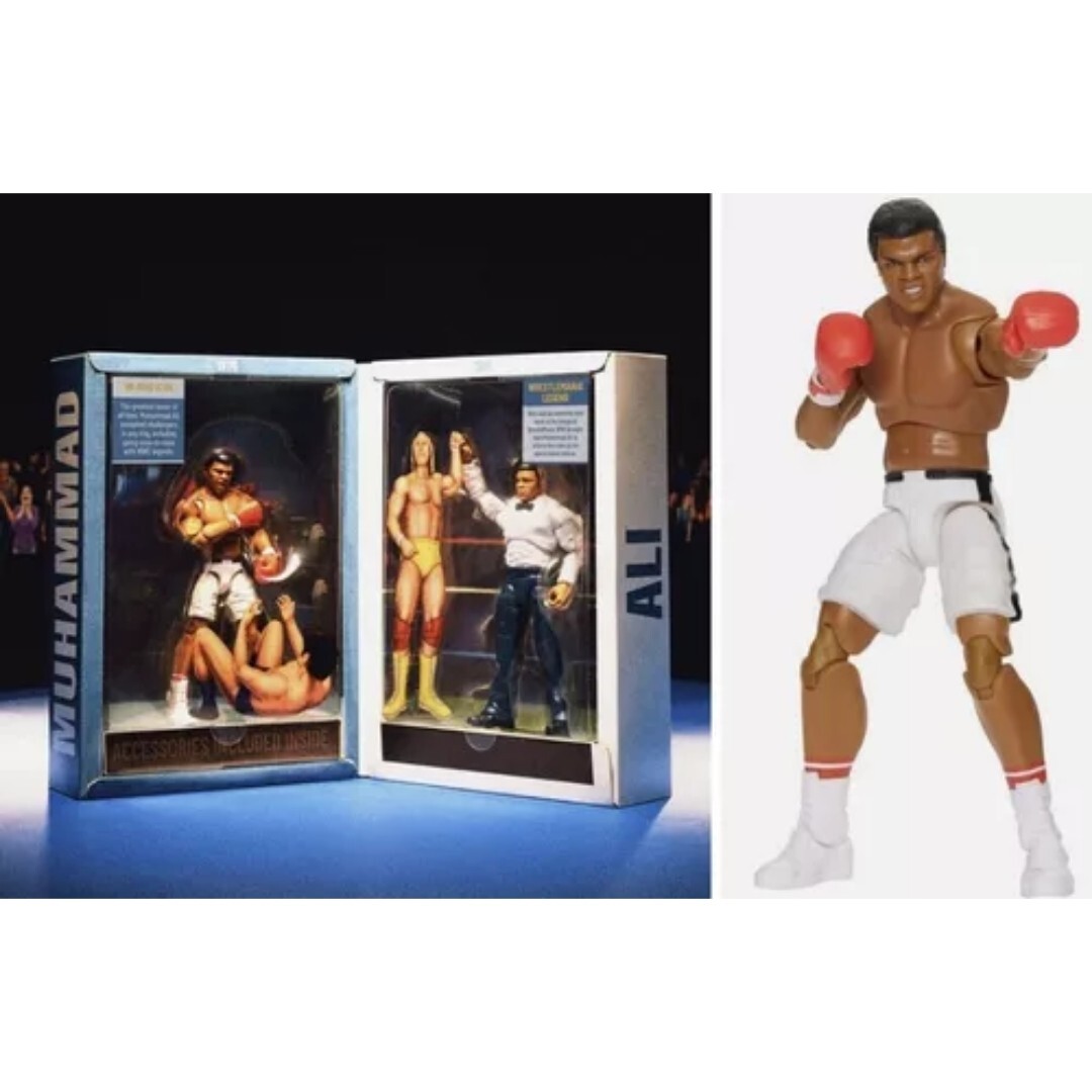 New WWE WWF Ultimate Edition Muhammad Ali Action Figure Set