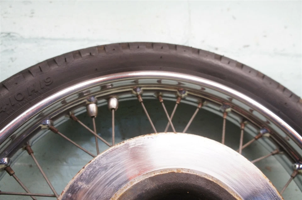1974 Triumph Trident T150V T150 V 150 E T 750cc Triple *2572 FRONT WHEEL RIM  - Image 3 of 4
