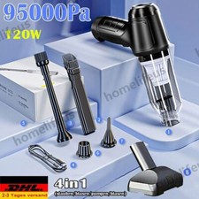 9500Pa Kabellos Mini Handstaubsauger Nass & Trocken Akku Für Auto Büro&Haus DHL