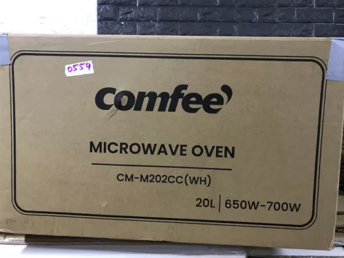 COMFEE' Microwave Oven 700w 20L Manual Dial Defrost Reheat White