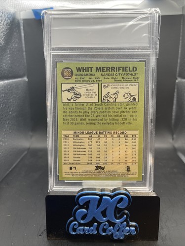 2016 Topps Heritage Whit Merrifield #683 Encased Rookie/RC - Picture 2 of 2