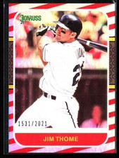 2021 Panini Donruss Jim Thome Red /2021