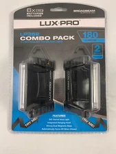 LUXPRO 2-Pack 180 Lumen Broadbeam LED Mini Triangle Area Light - Magnetic Base