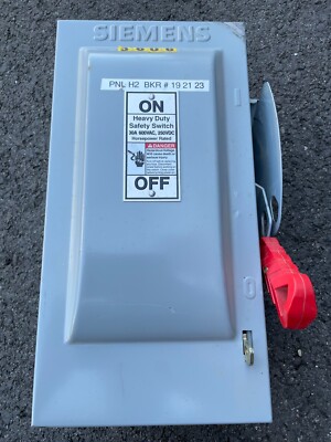 30 Amps & Under - Safety Switch 30 Amp 600 Vac