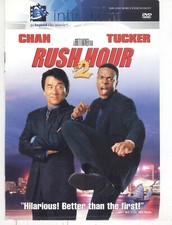 No Disc No Case ORIGINAL COVER ART Rush Hour 2 2001 DVD Cover Jackie Chan