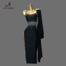 Latin Dance Women Ballroom Dress Cabaret Samba Costume Skirt Sexy Practice Wear