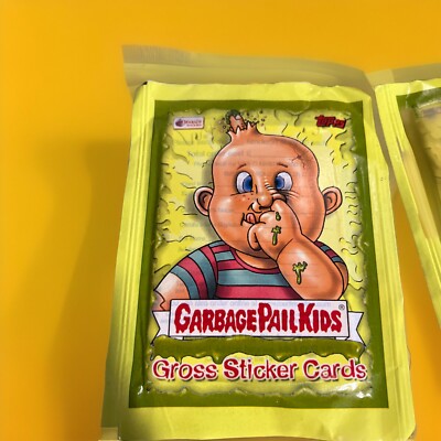 Topps Merlin Stickers GARBAGE PAIL KIDS Gross Sticker Cards Pack - UK