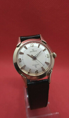 HELBROS Uhr ''Invincible21'' 10K.r.g.b.-50er Jahre - Top Zustand - Vintage Uhr