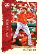 2021 Panini Diamond Kings Dylan Carlson #64 Artist's Proof Blue Cardinals 1Y