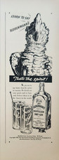 1938 Fleischmanns gin Vintage Ad thats the spirit
