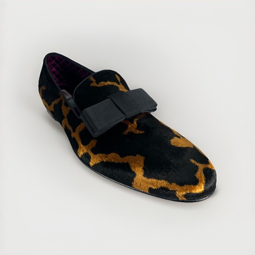 1.200 $ Bally Barks schwarze und curryfarbene Halbschuhe US 10,5, EU 43,5 hergestellt in der Schweiz - Bild 2 von 5