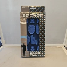 2016 Archer TV Show Adult Swim Flexible Ice Cube Tray Blue by ICUP #07999