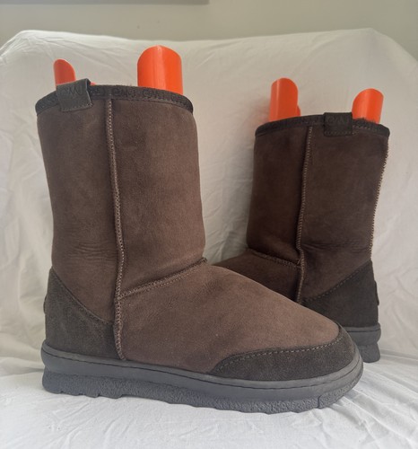 Women’s EMU Chocolate Brown Fur Lined Boot Size 7 Excellent Condition - Bild 7 von 13