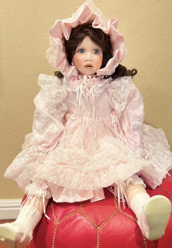 Kais "RAE ANN" 31" Victorian Porcelain Doll by JANIS BERARD: Treasured Heirloom - Picture 1 of 20