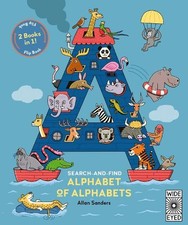 AJ Wood Mike Jo Search & Find Alphabet of Alphabets and N (Hardback) (UK IMPORT)