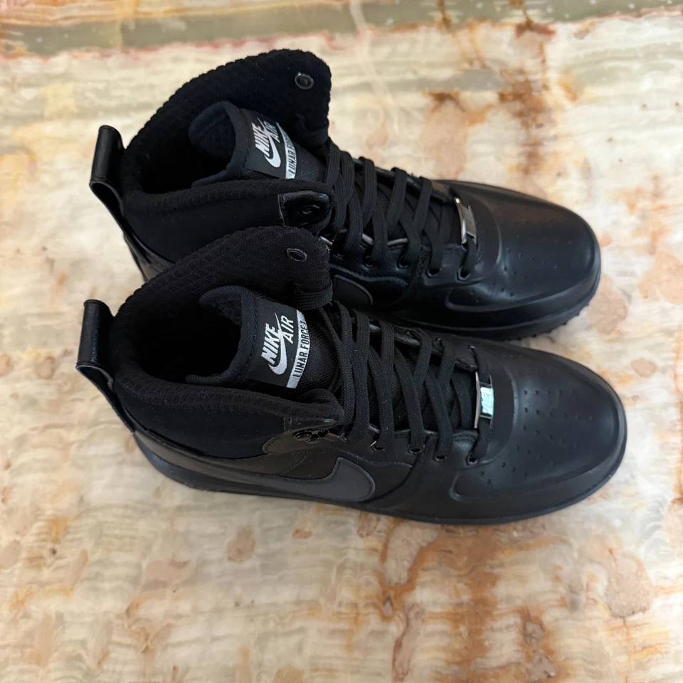 Nike Men's Sneakerboot Black Lunar Force 1 706803-002 High Top Lace Up Size 6 - Image 4 of 4