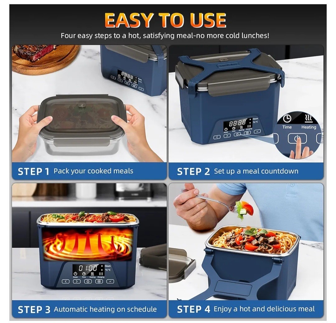 Break Room Walmart Loncheras Lonchera Eléctrica Portátil